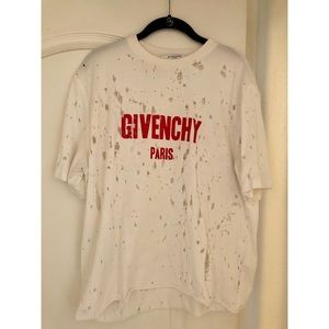 Givenchy distressed logo t-shirt